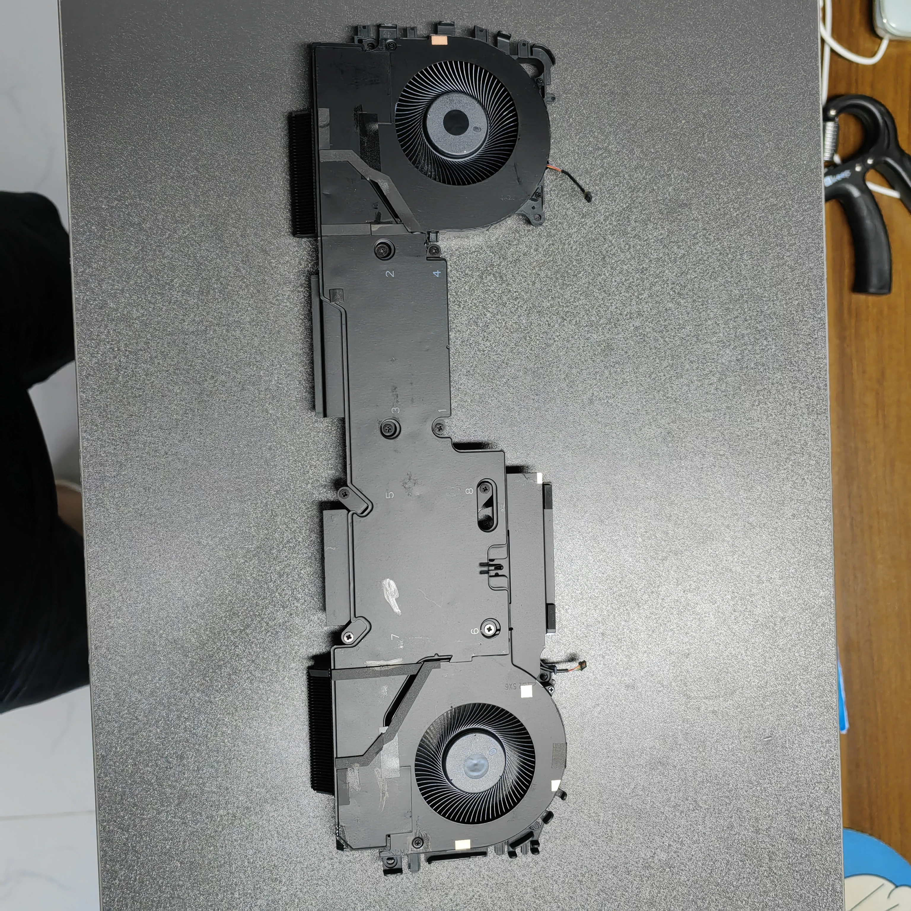 M17047-001 Cooling Fan Heatsink Front View